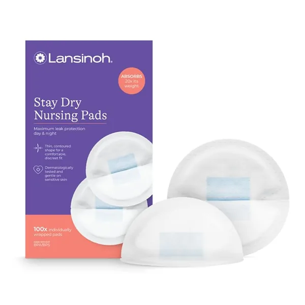 Lansinoh Stay Dry Disposable Nursing Pads 100ct