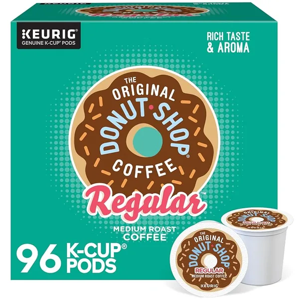 The Original Donut Shop Regular Medium Roast K-Cup Pods 24ct, 4-Pack