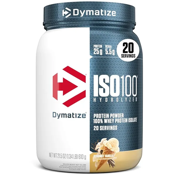 Dymatize ISO100 Whey Protein Isolate Gourmet Vanilla 1.34lb