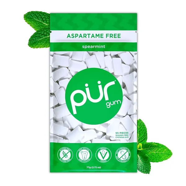 PUR Gum Spearmint Xylitol Gum 55ct