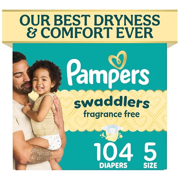 Pampers Swaddlers Diapers Size 5 104ct