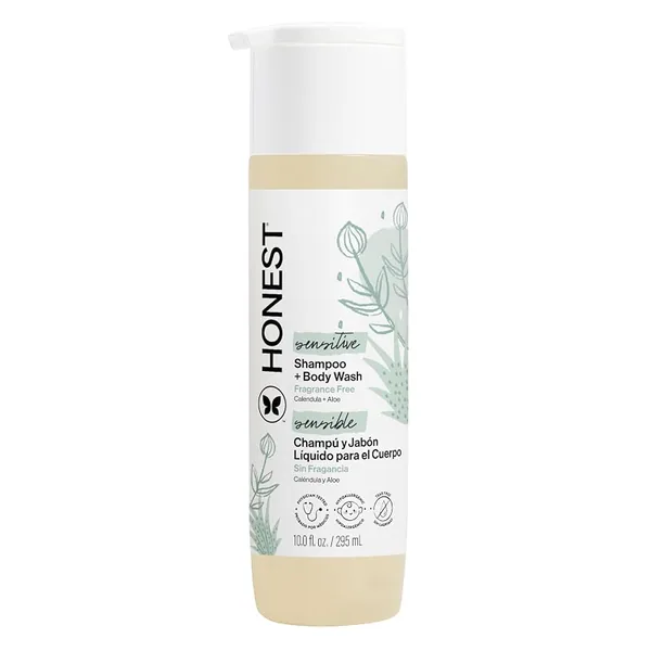 The Honest Company Shampoo & Body Wash Fragrance-Free 10 fl oz