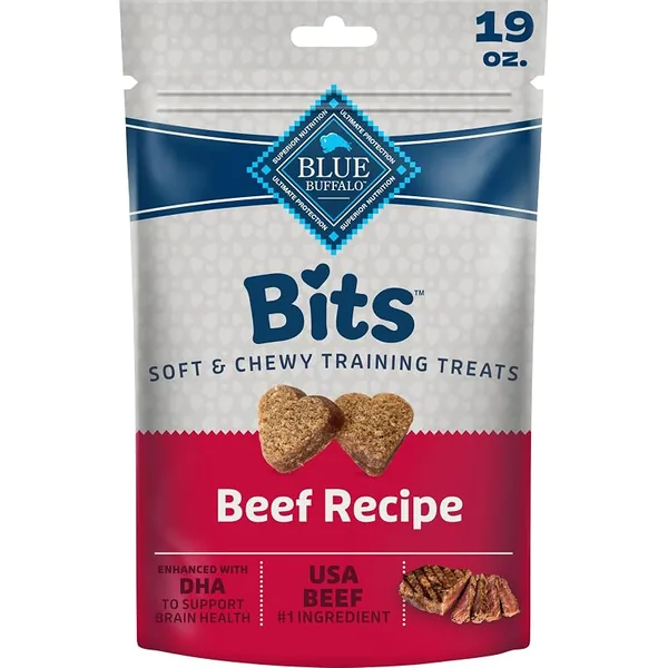 Blue Buffalo Bits Beef Training Dog Treats 19oz