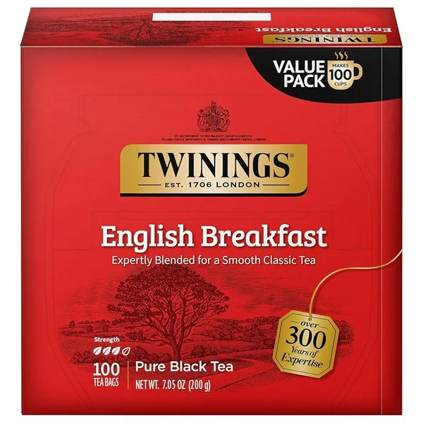 Twinings English Breakfast Black Tea Bags 100ct