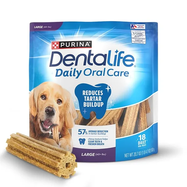 Purina DentaLife Daily Dental Chews for Large Dogs 18ct
