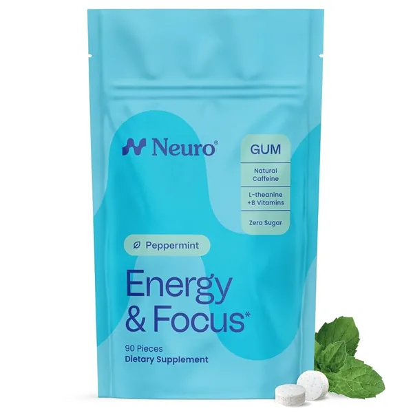 Neuro Energy & Focus Gum Peppermint 90ct