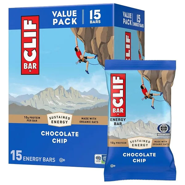 CLIF BAR Chocolate Chip Energy Bars 15ct