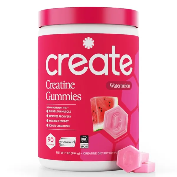 Create Creatine Monohydrate Gummies Watermelon 90ct