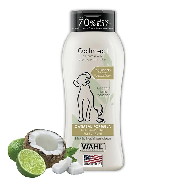 Wahl Dry Skin & Itch Relief Dog Shampoo Coconut Lime Verbena 24 fl oz