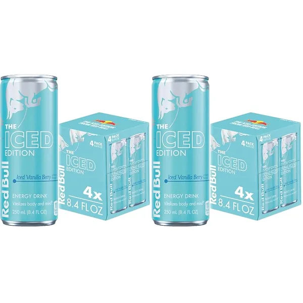 Red Bull Iced Edition Iced Vanilla Berry Energy Drink 8.4 fl oz, 8-Pack