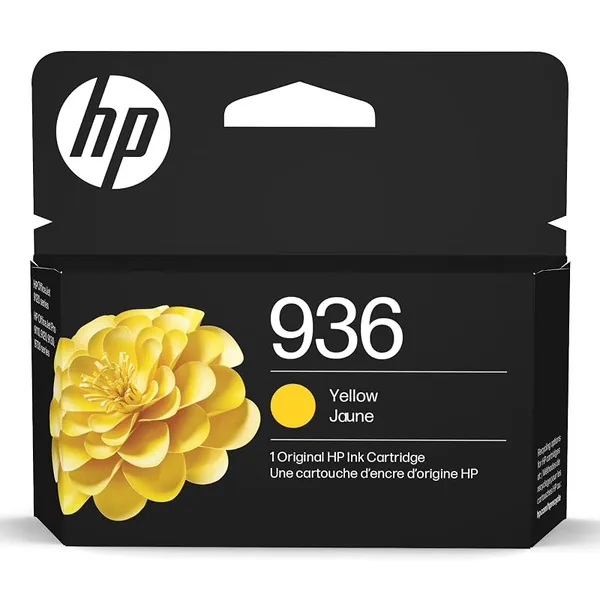 HP 936 Yellow Ink Cartridge, 24-Pack