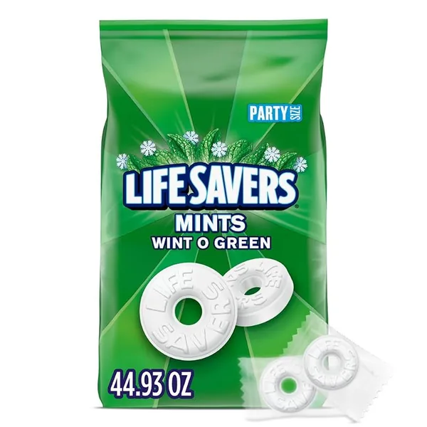 Life Savers Wint-O-Green Mints Party Size 44.93oz, 6-Pack