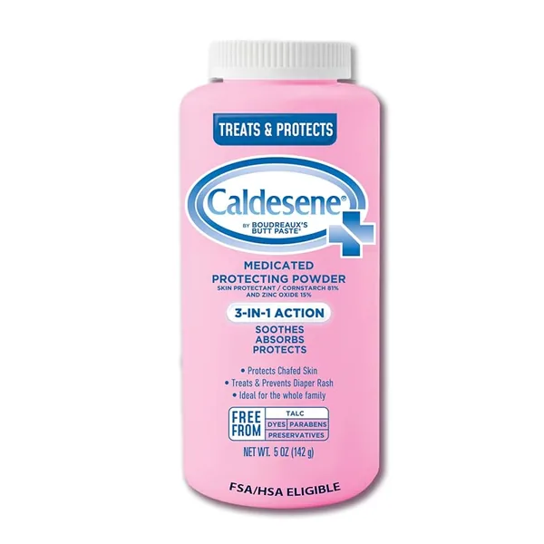 Caldesene Medicated Body Powder with Zinc & Cornstarch 5oz
