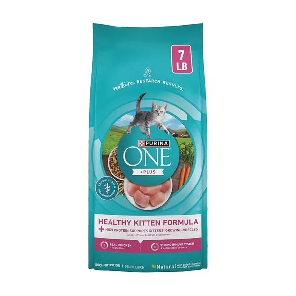 Purina ONE High Protein Kitten Dry Cat Food 7lb