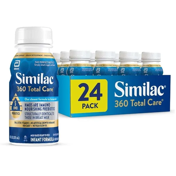 Similac 360 Total Care Ready-to-Feed Baby Formula 8 fl oz, 24-Pack