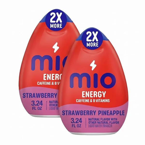MiO Energy Strawberry Pineapple Smash Water Enhancer 3.24 fl oz, 2-Pack