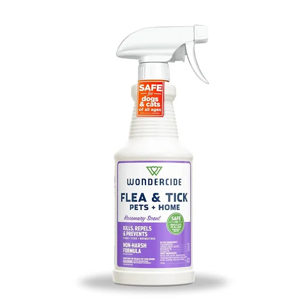 Wondercide Flea, Tick & Mosquito Spray for Pets & Home Rosemary 16 fl oz