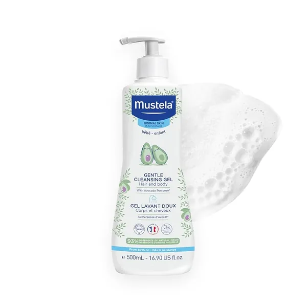 Mustela Gentle Cleansing Gel Baby Wash 16.9 fl oz