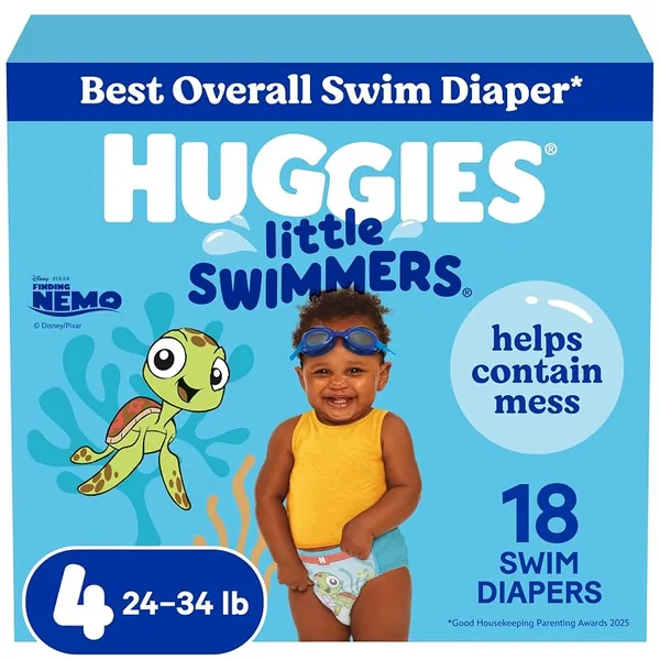 Huggies Little Swimmers Swim Diapers Size 4 18ct