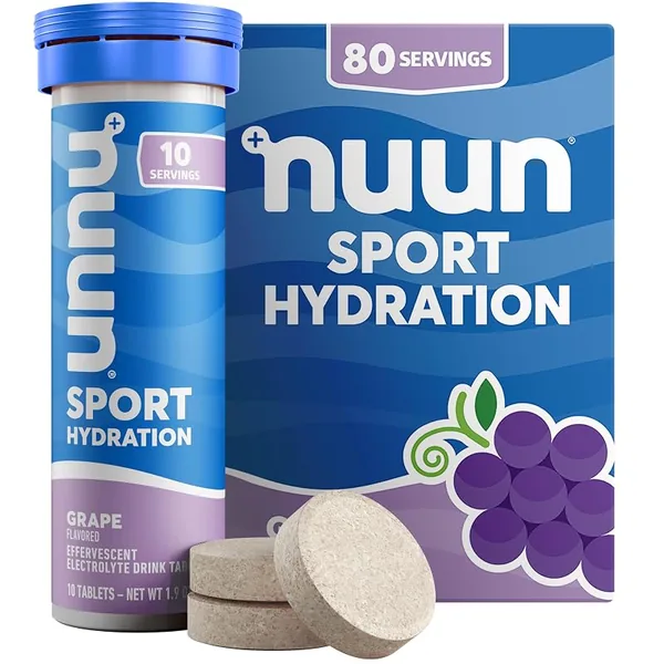 Nuun Sport Electrolyte Tablets Grape 80ct, 6-Pack