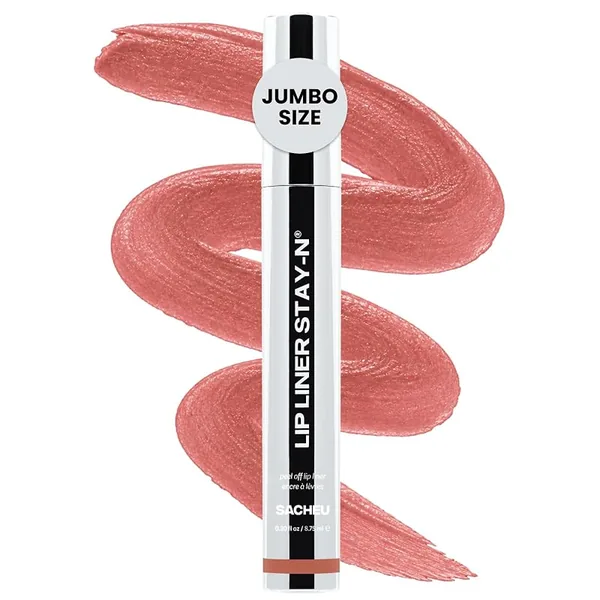 Sacheu Jumbo Lip Liner Stay-N Peel-Off Lip Stain p-INKED 0.3 fl oz