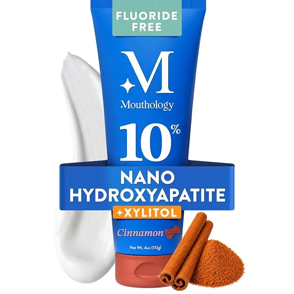 Mouthology Nano Hydroxyapatite Fluoride-Free Toothpaste Cinnamon 4oz