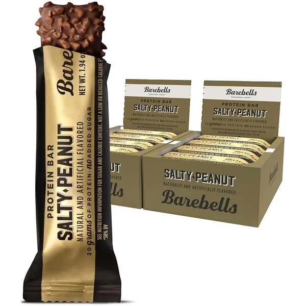 Barebells Salty Peanut Protein Bars 12ct, 2-Pack