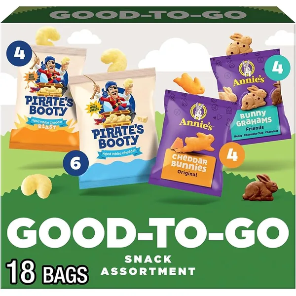 Pirate's Booty & Annie's Snacks Variety Pack 36ct