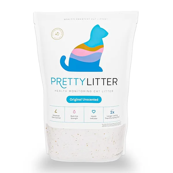 PrettyLitter Health Monitoring Cat Litter Unscented 6lb